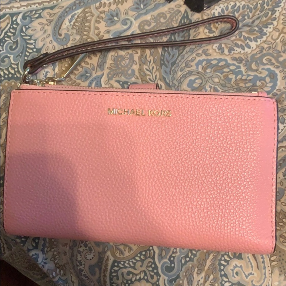 Michael Kors double wrist wallet